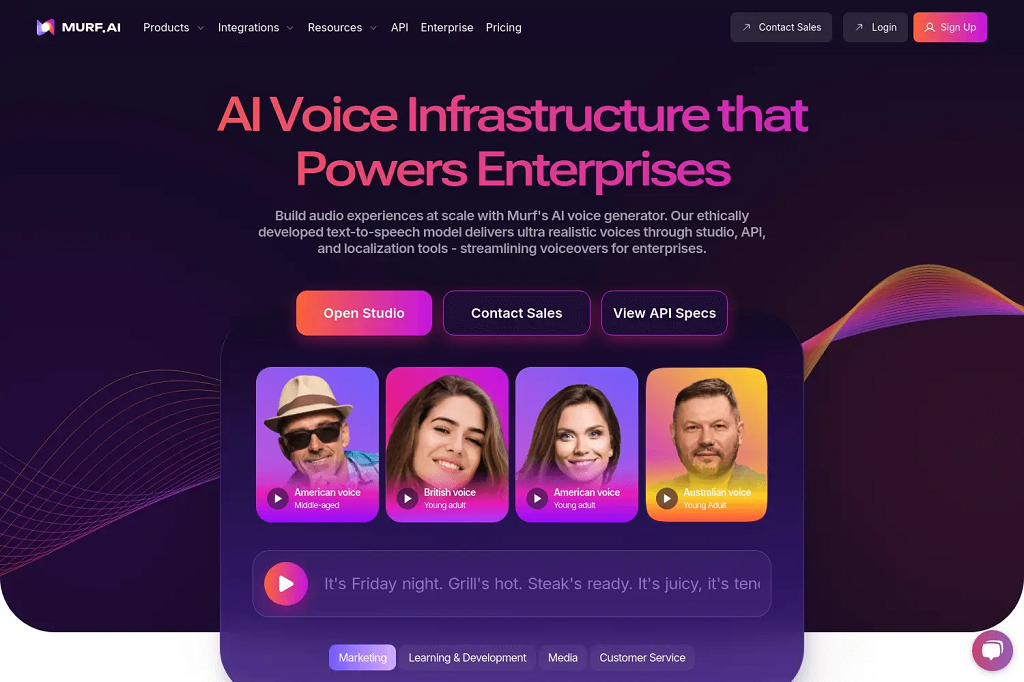 Murf Interface