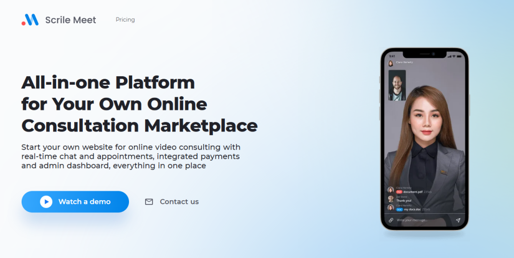 telemedicine app development cost - Scrile Meet