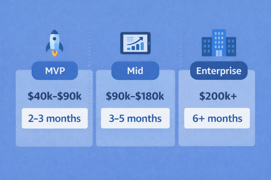 telemedicine app development cost infographics 