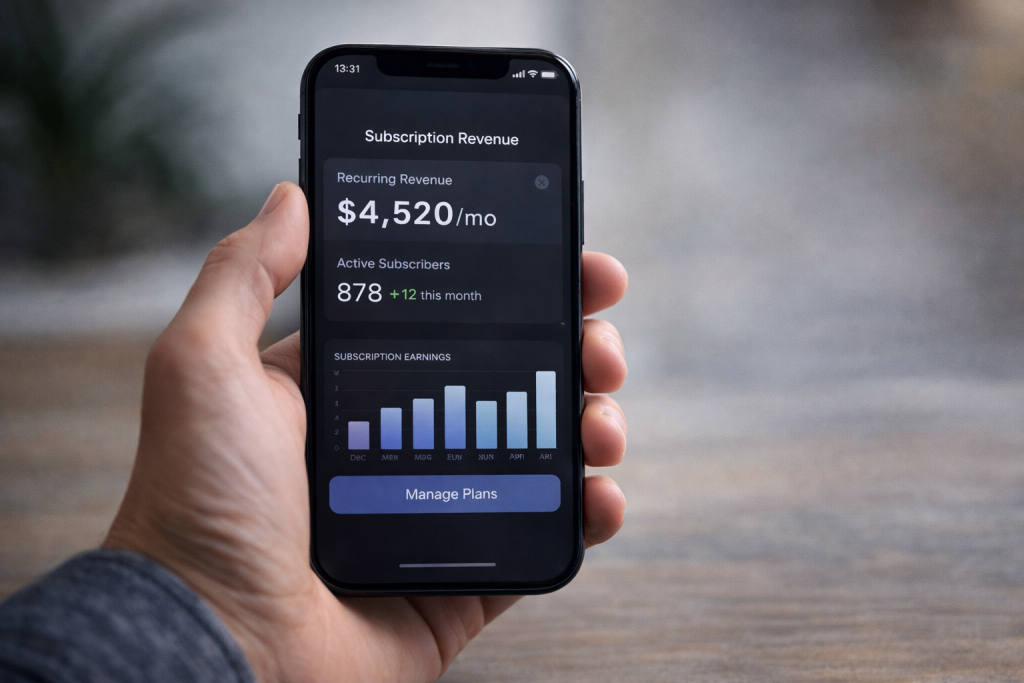 monetization dashboard
