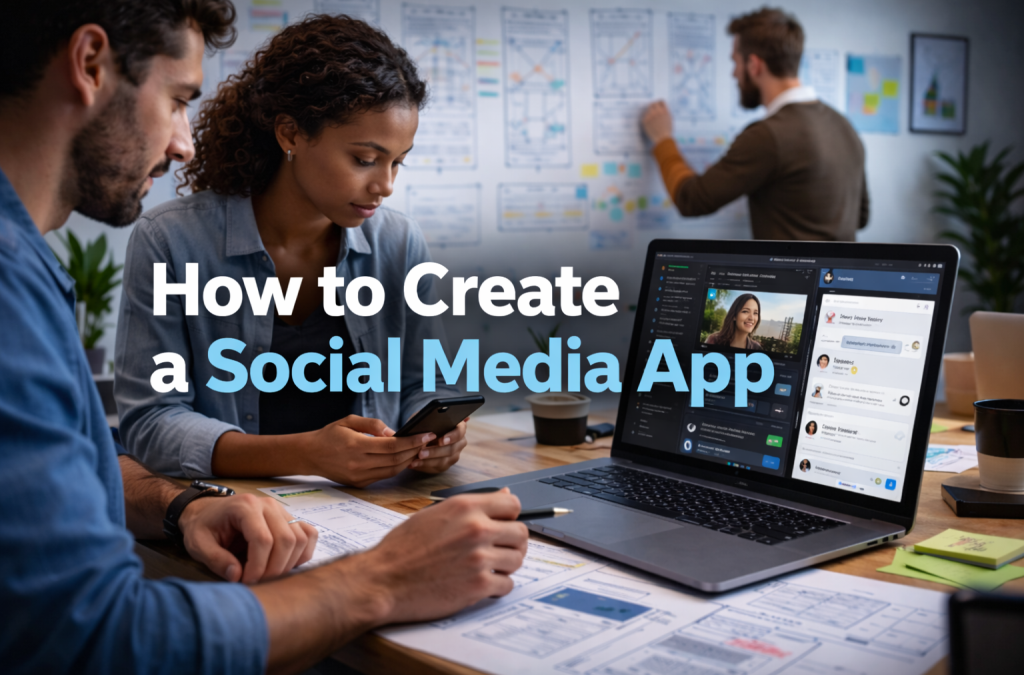 how to create a social media app
