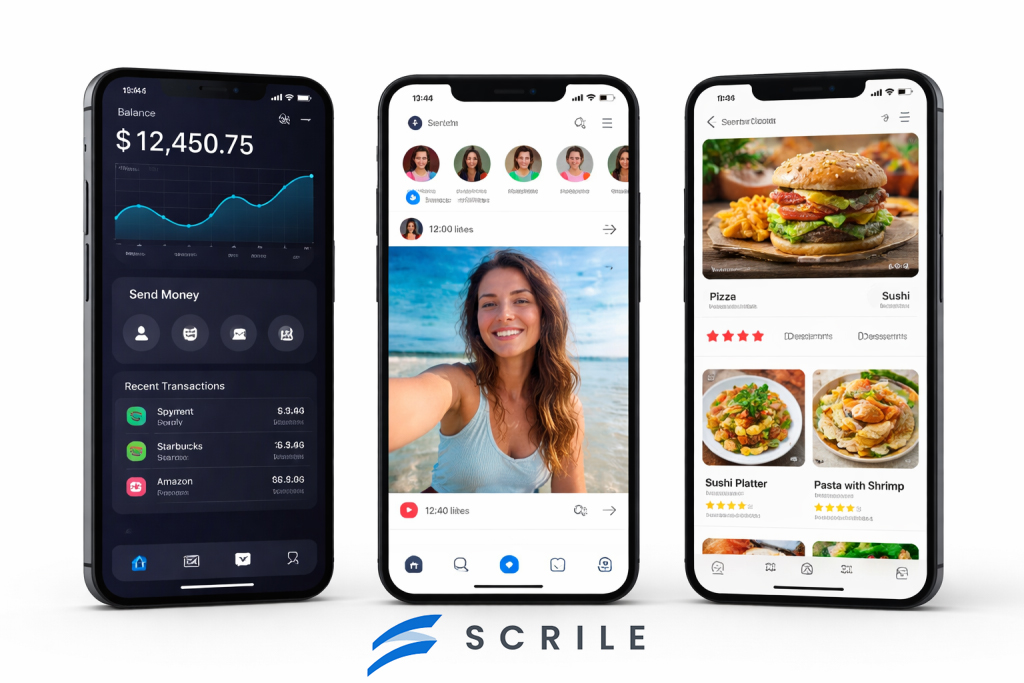 create your custom app with Scrle development services