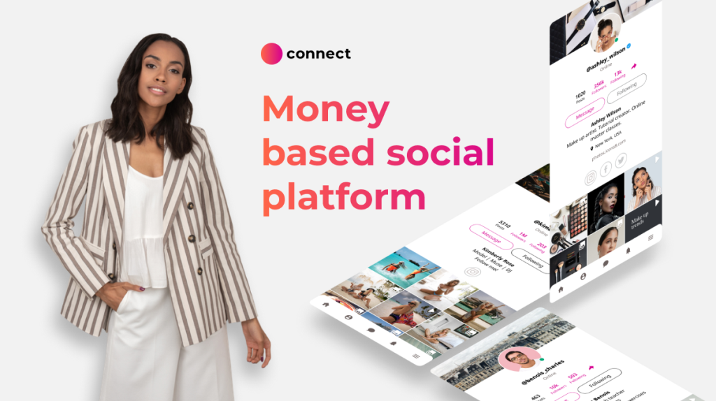 how to create a social media app with scrile connect