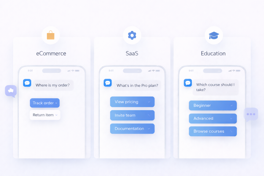 faq chatbot examples