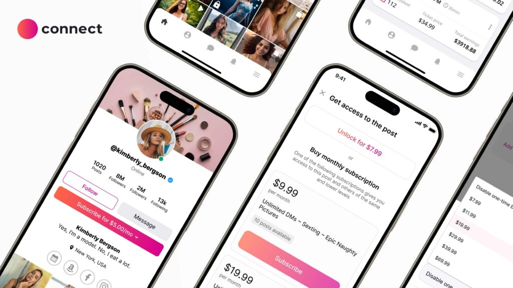 social media app development services