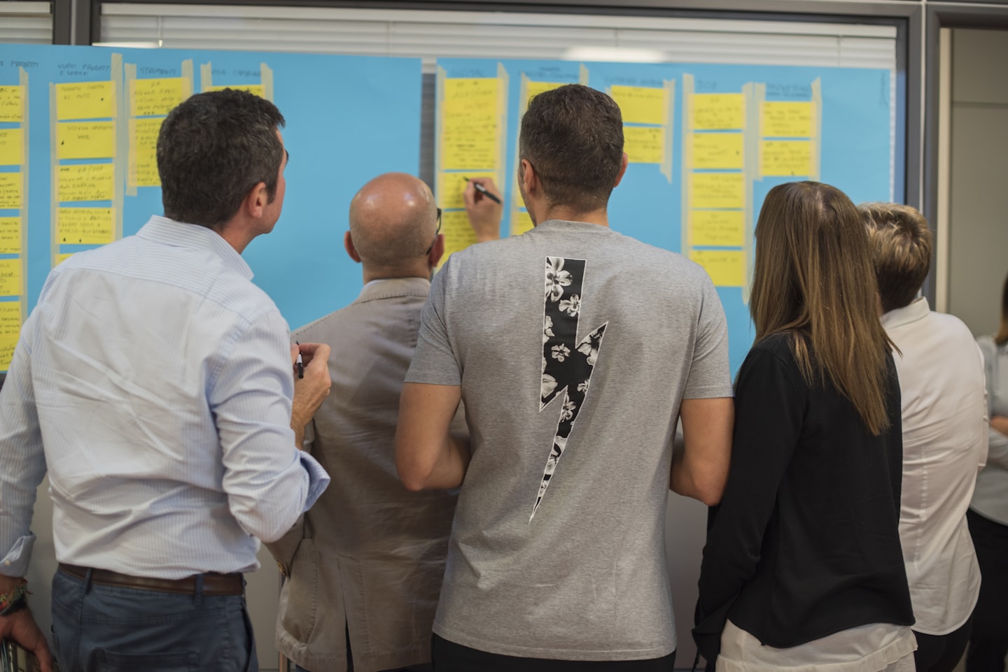 Software project planning session showing phases that affect outsourcing software development costs