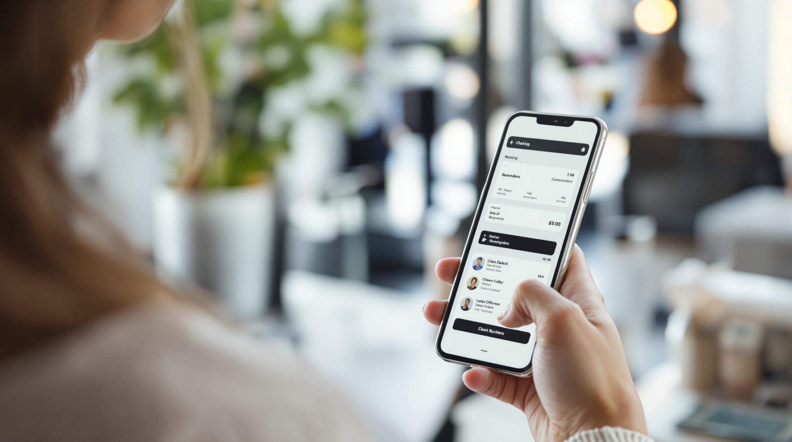 Mobile community app interface for member access