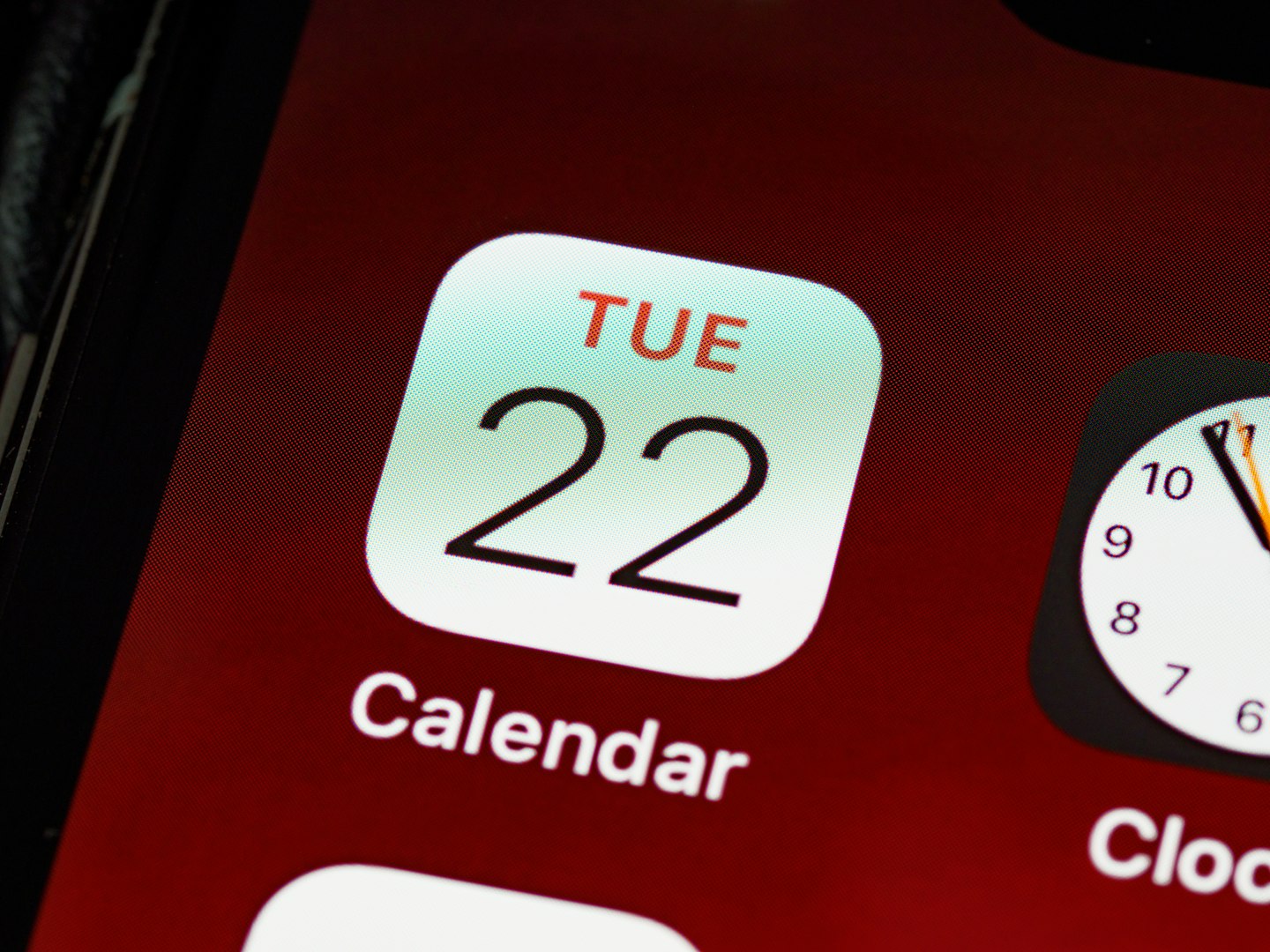 Shared calendar app displayed on a smartphone for coordinating events and availability