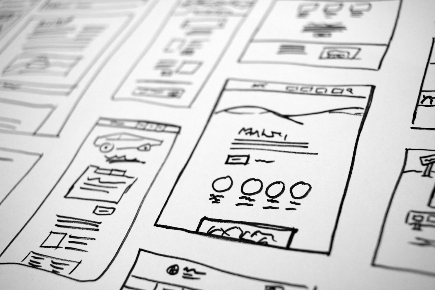 A website layout on a desktop screen showing how a booking page fits into a WordPress site