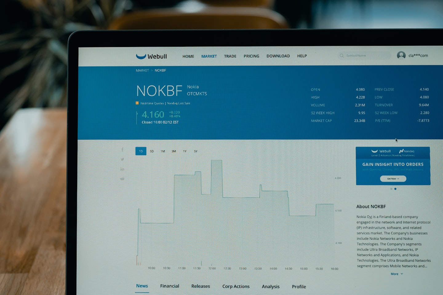 Booking screen showing class reservations and attendance management for a yoga studio