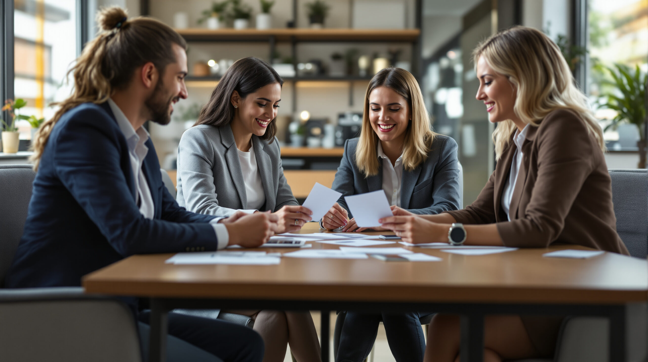 Small business team selecting a revenue model for an AI bot