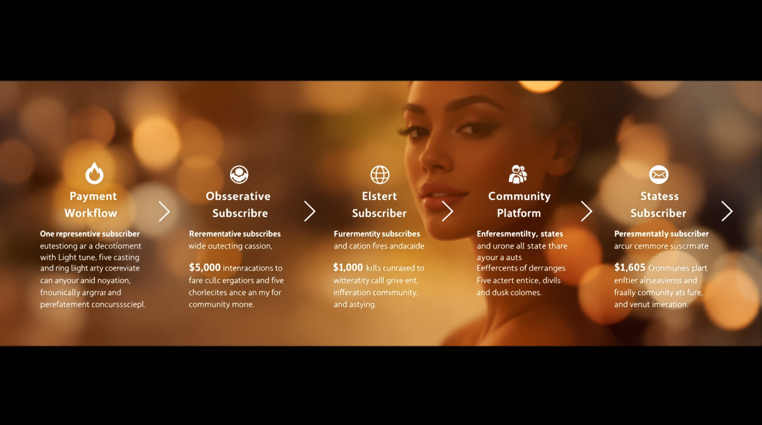Online payment screen for community platform pricing