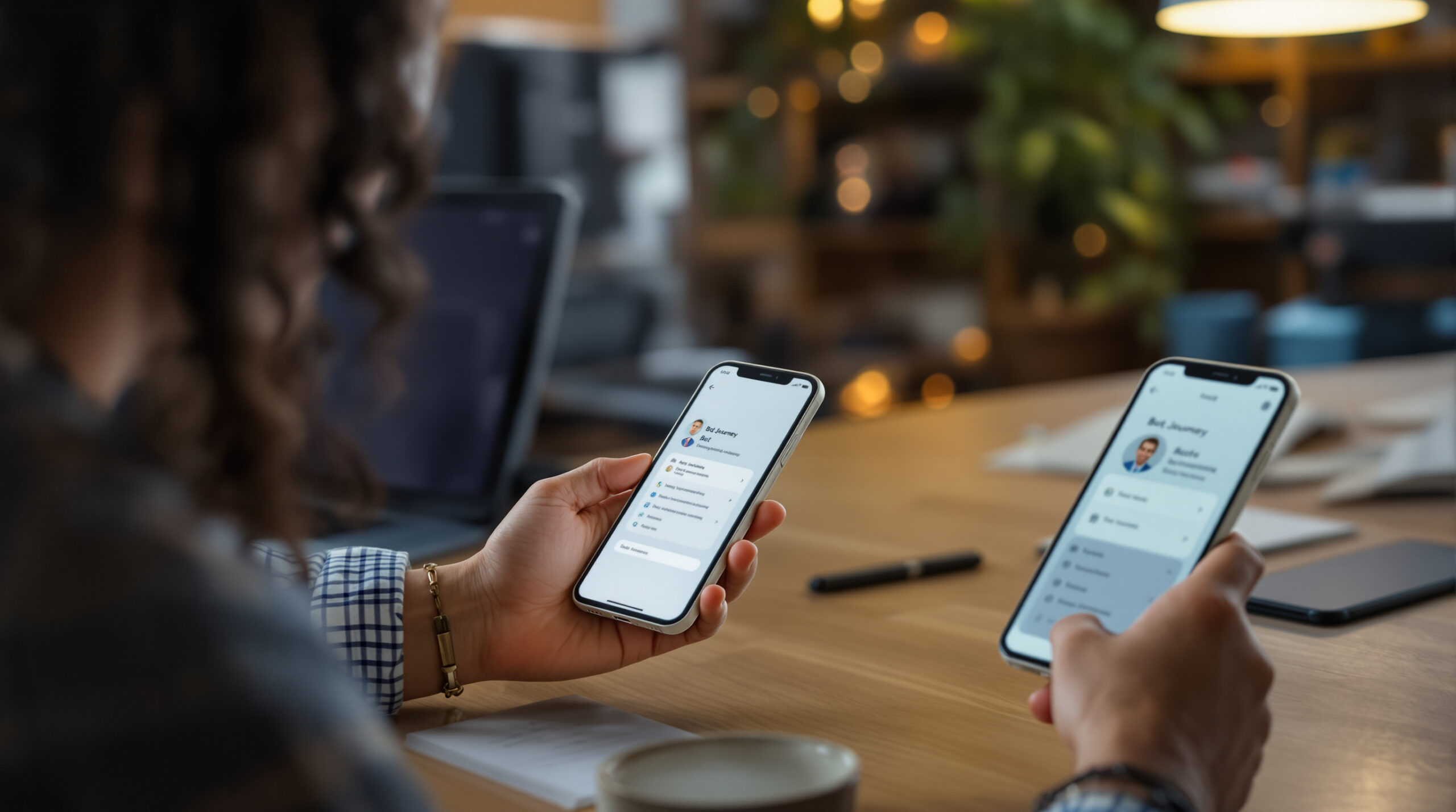 Mobile community app interface for member access