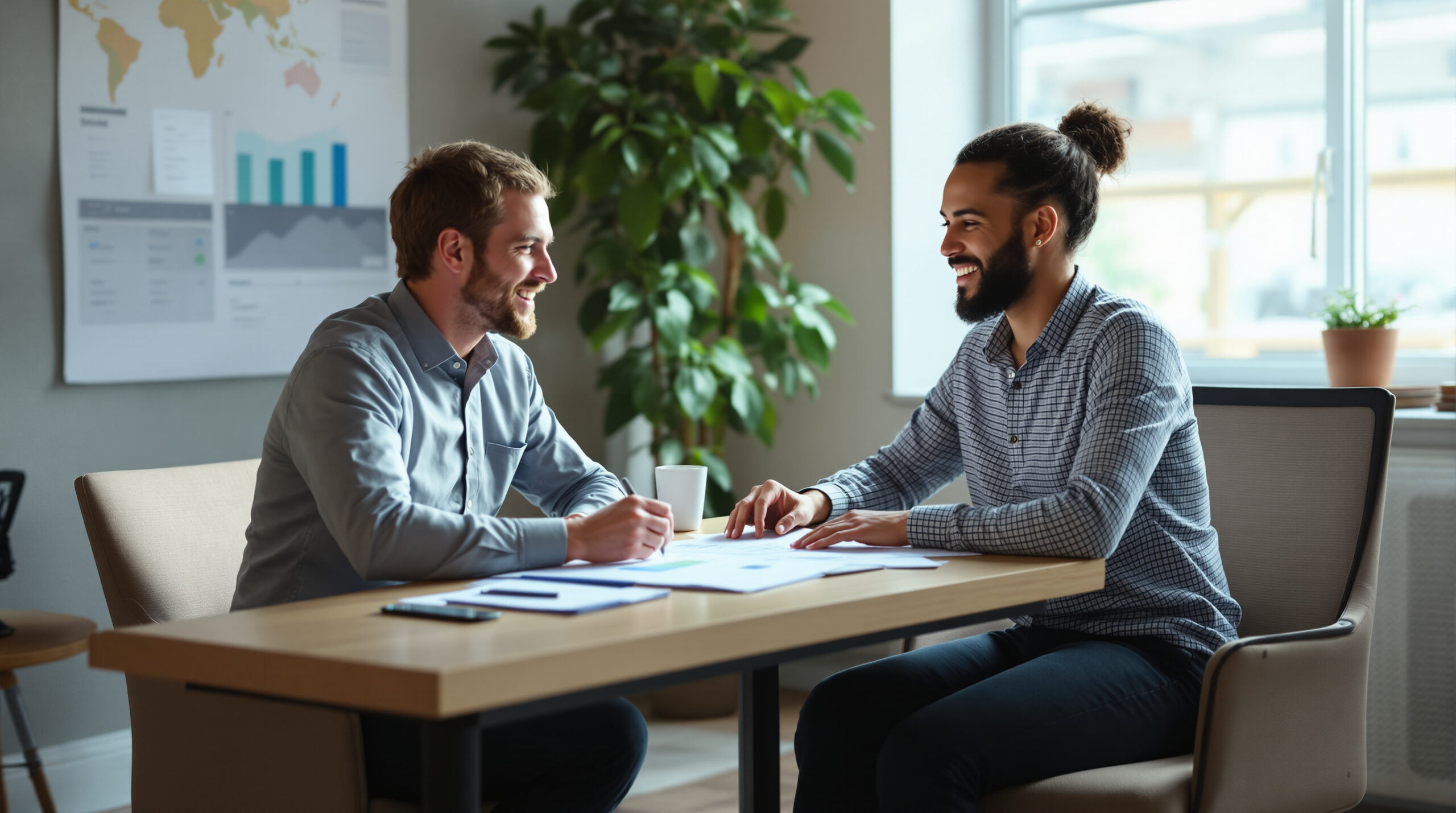 Founder and operations lead tracing a creator purchase journey during a launch review