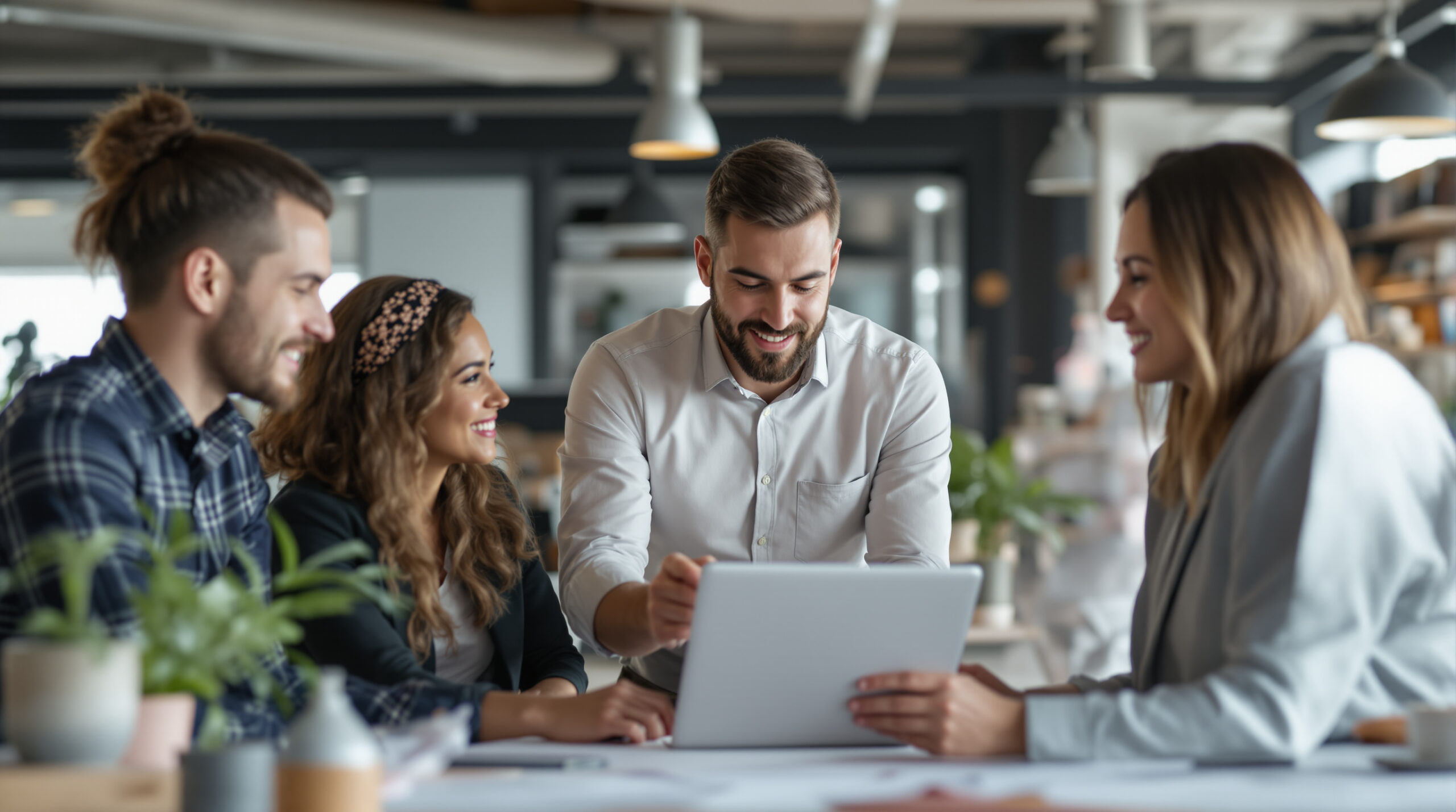 Retail founder and technical team evaluating a custom chatbot project