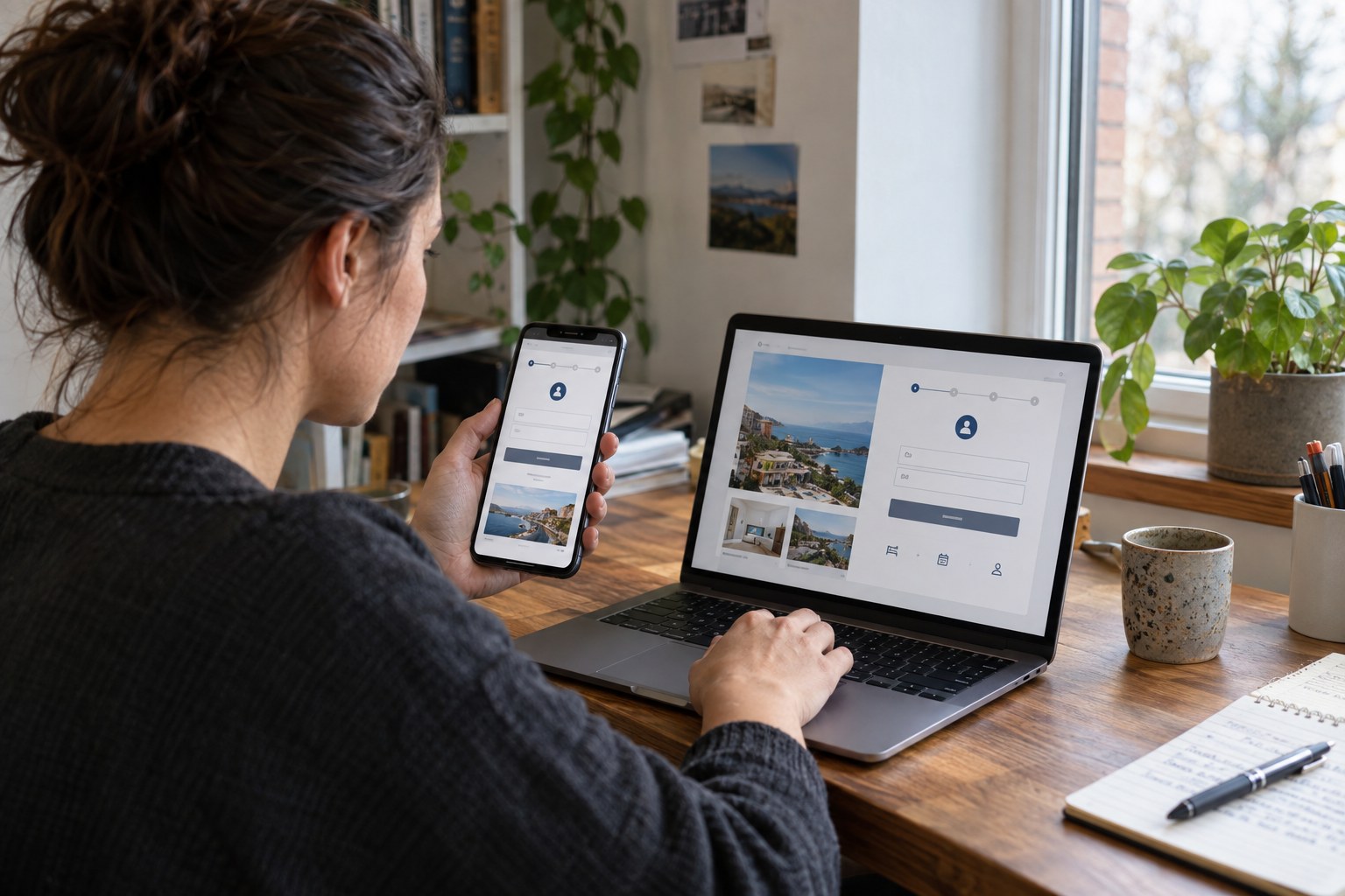 Mobile product interface for account access