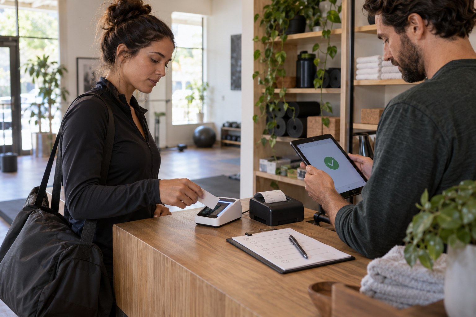 Product and operations leads testing a membership purchase and payout workflow