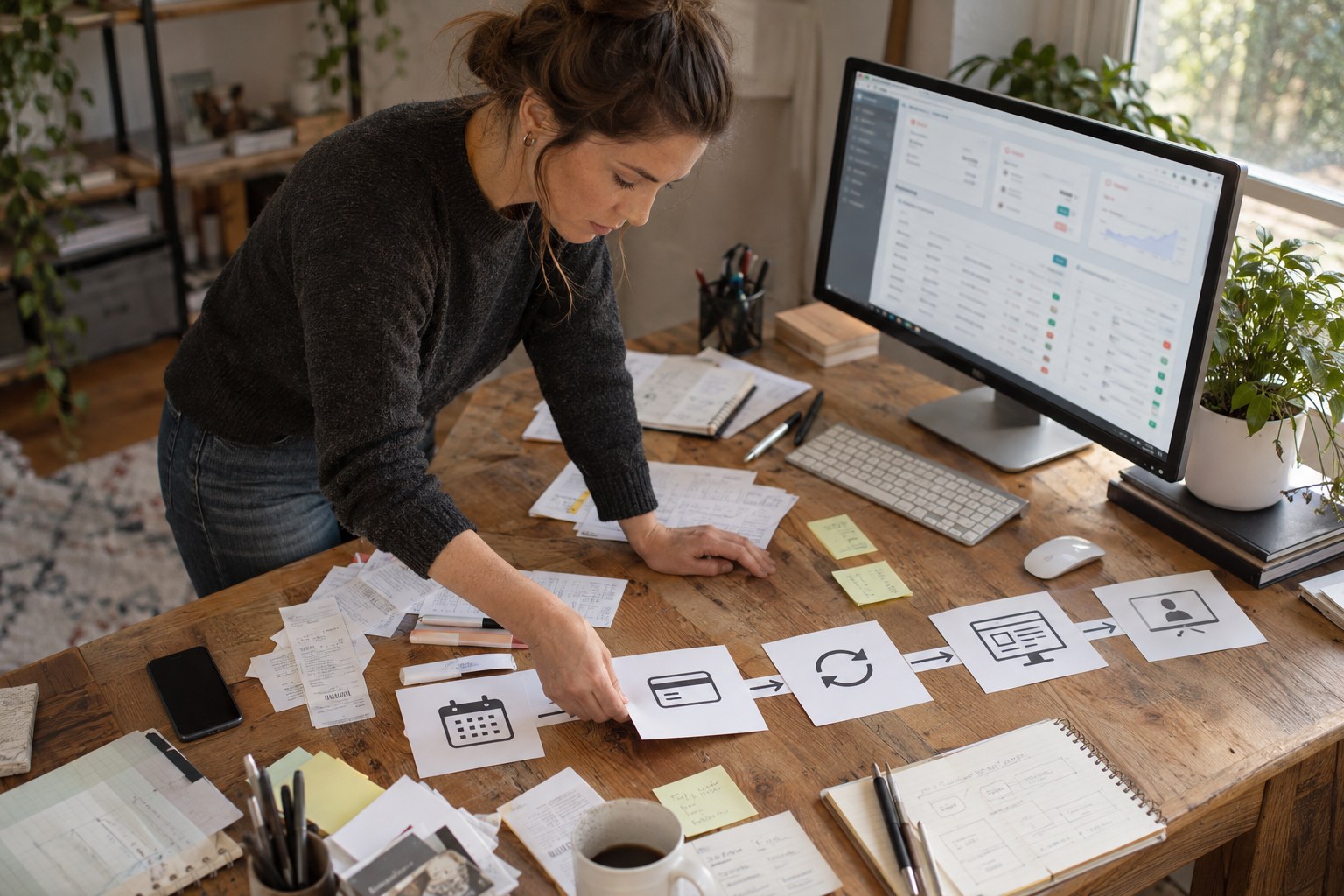 Online payment and subscription management screen